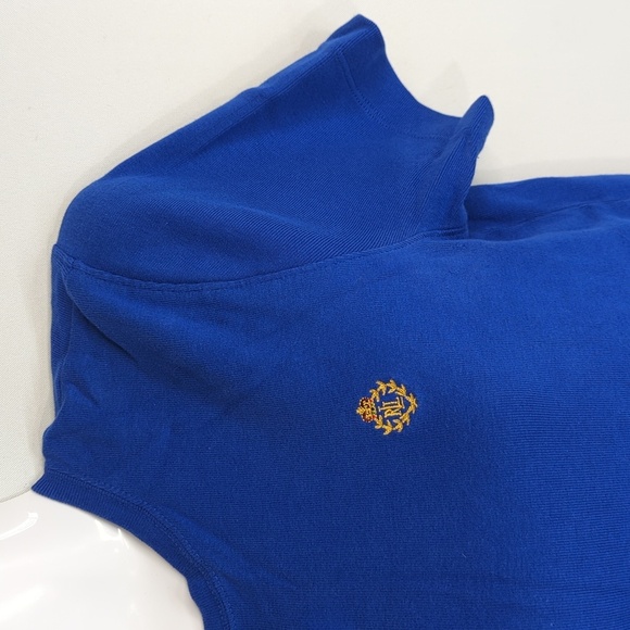 Lauren Ralph Lauren Blue Crew Neck Short Sleeve Tee Shirt Size M - Picture 3 of 7